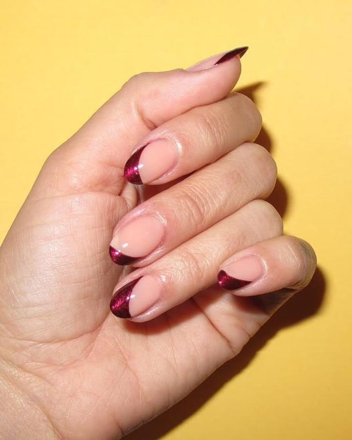 Different Color French Tip Nails 18 min